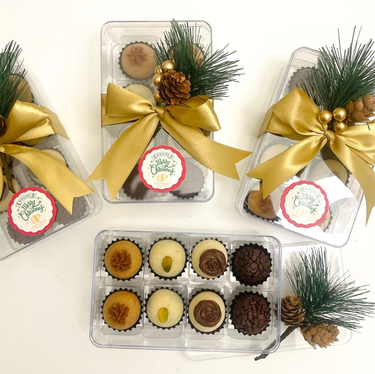 Brigadeiro Gourmet (decorated box with 8 units) - Pudim Lovers