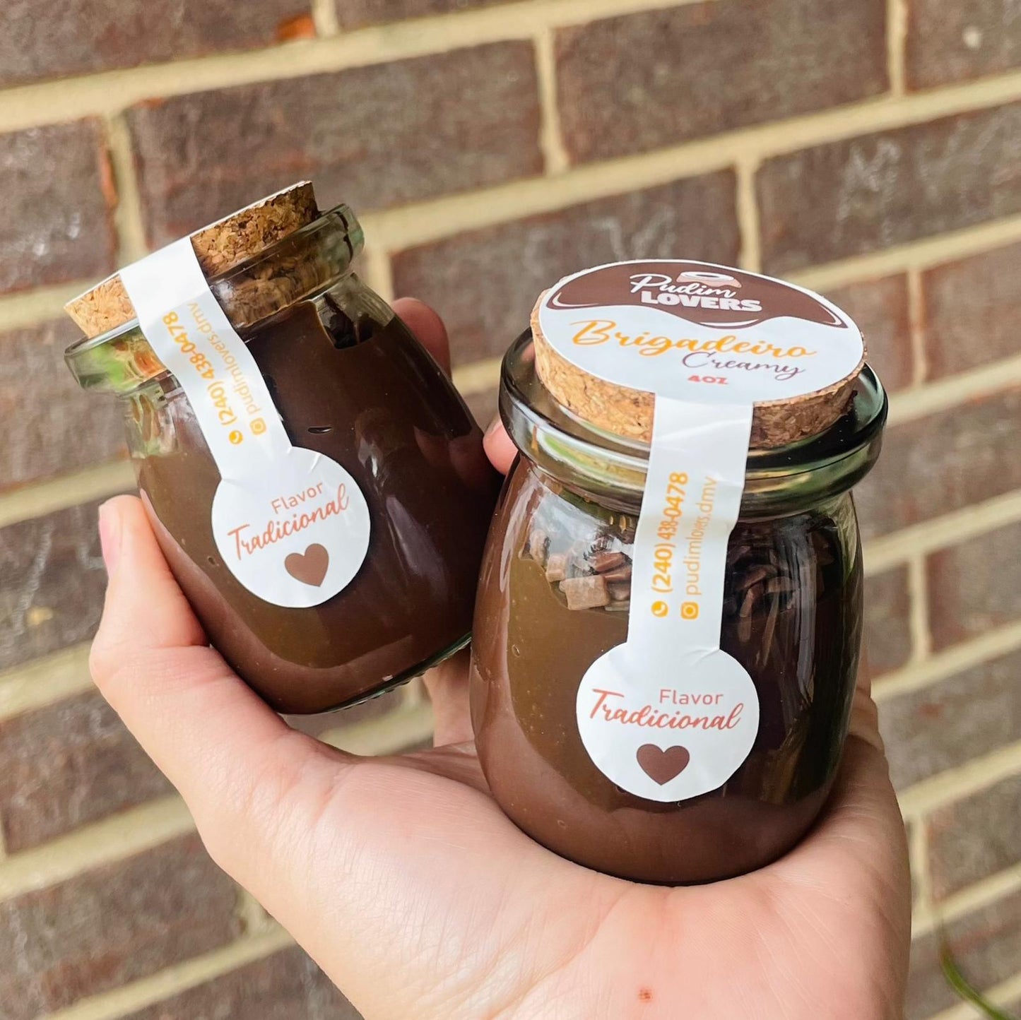 Brigadeiro in a Jar (Set with 5 units) - Pudim Lovers