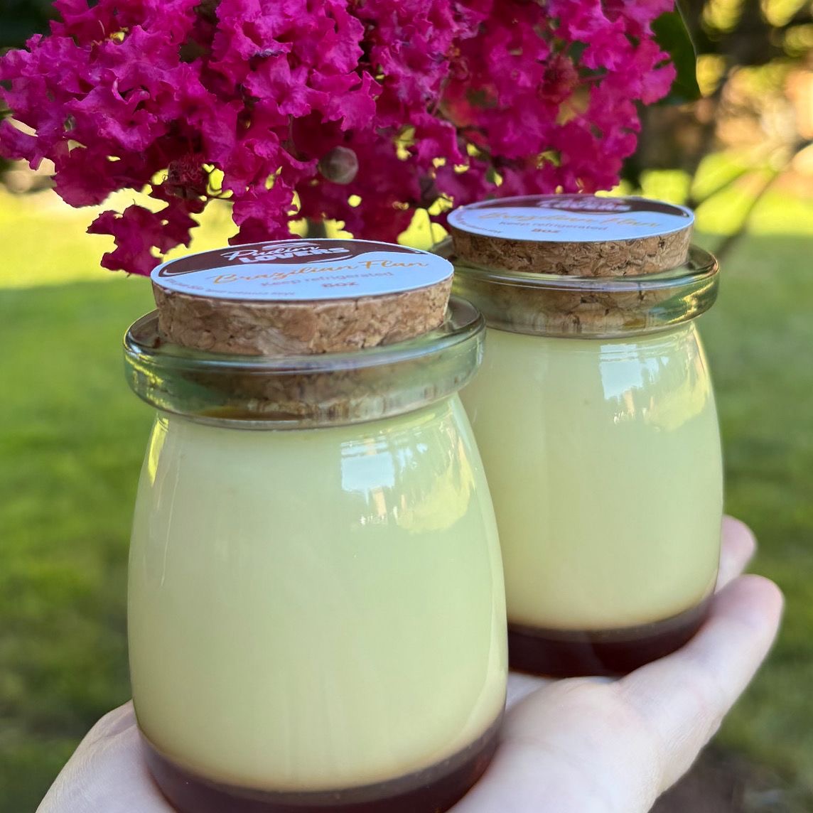 Brazilian Flan in a Jar