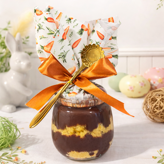 Brazilian Style Carrot Cake in a Jar