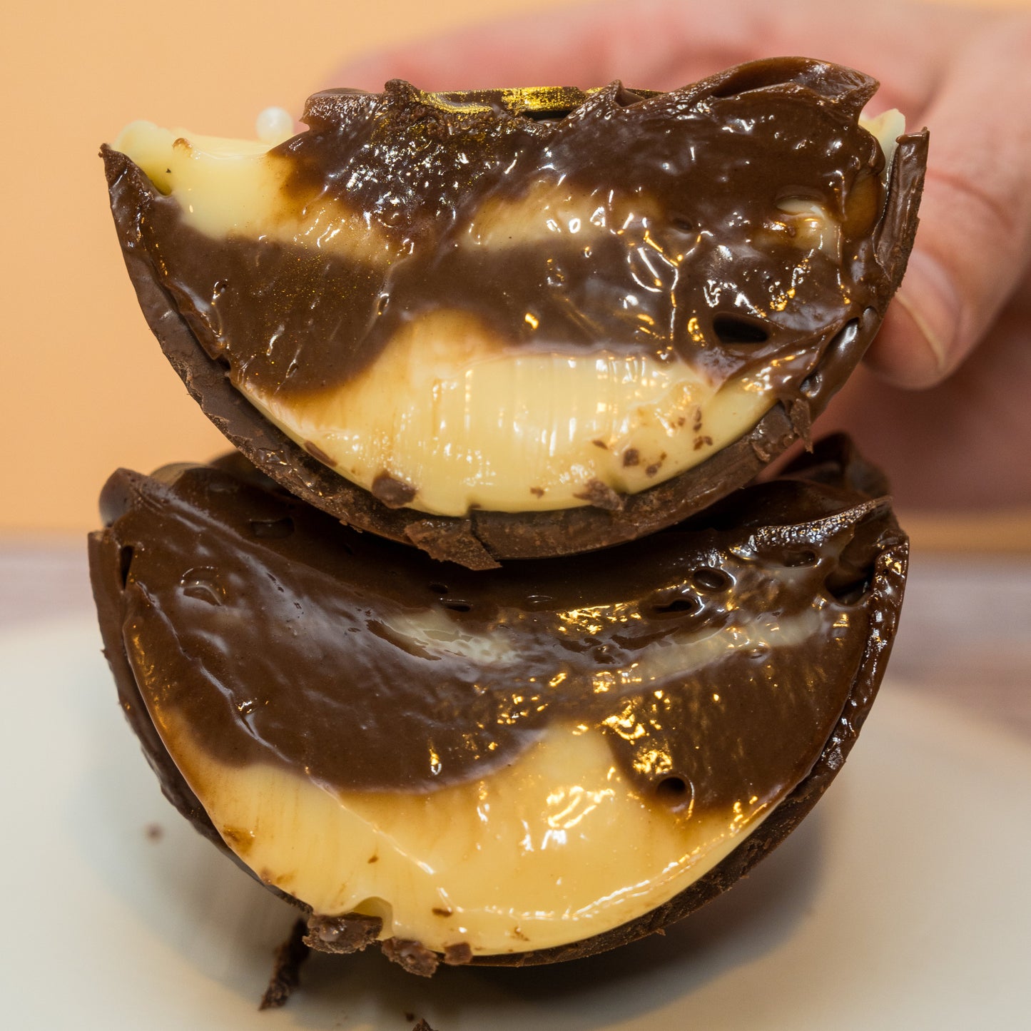 Brigadeiro Duo Easter Egg – Belgian Chocolate Spoon Egg