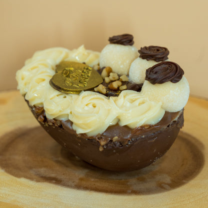 Milk Brigadeiro Nutella Easter Egg – Belgian Chocolate & Crunchy Hazelnuts