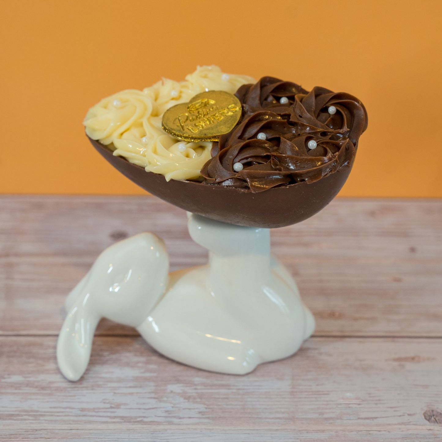 Brigadeiro Duo Easter Egg – Belgian Chocolate Spoon Egg