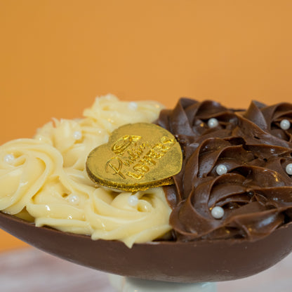 Brigadeiro Duo Easter Egg – Belgian Chocolate Spoon Egg