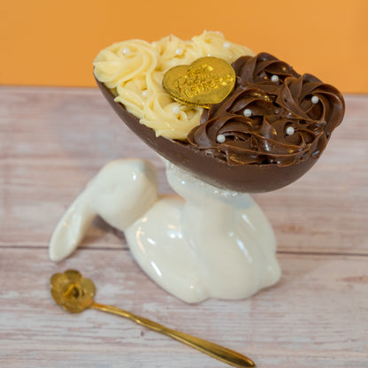 Brigadeiro Duo Easter Egg – Belgian Chocolate Spoon Egg