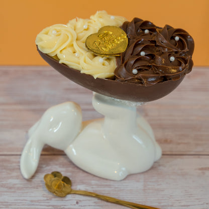 Brigadeiro Duo Easter Egg – Belgian Chocolate Spoon Egg