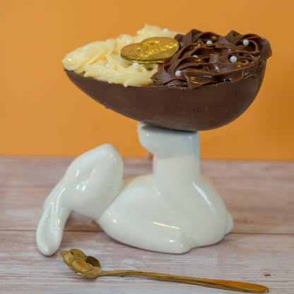 Brigadeiro Duo Easter Egg – Belgian Chocolate Spoon Egg