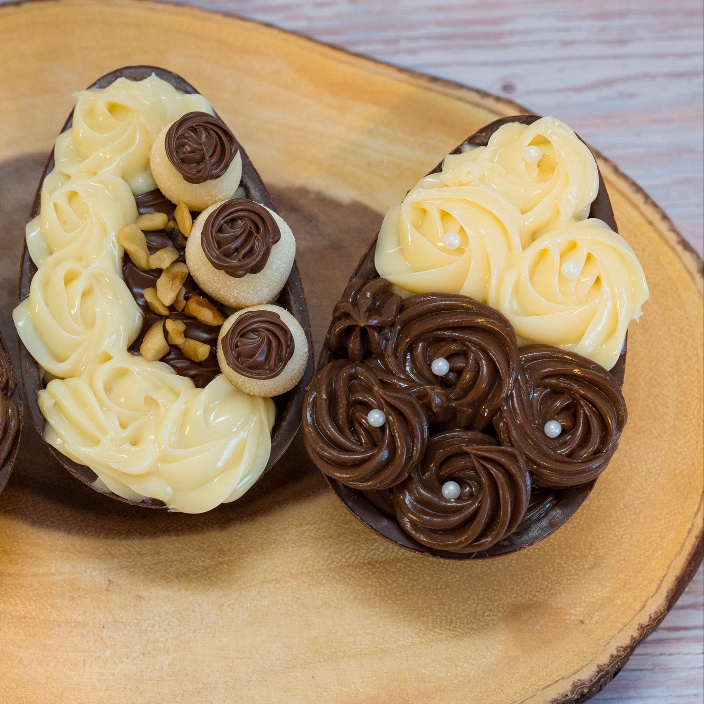 Trio of Spoon Easter Eggs – Gourmet Belgian Chocolate Collection