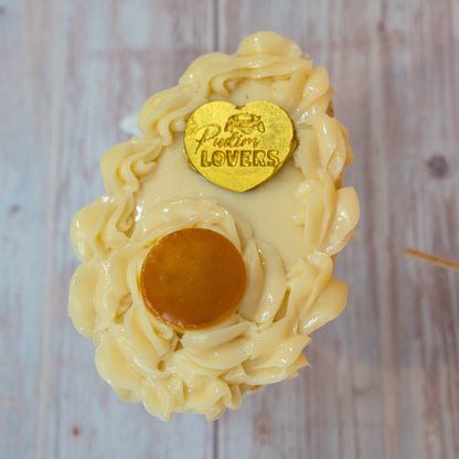 Brazilian Flan Easter Egg – White Chocolate & Caramel Crunch Spoon Egg