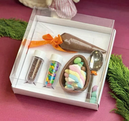 Kids Easter Egg Decorating Kit – DIY Belgian Chocolate Easter Egg